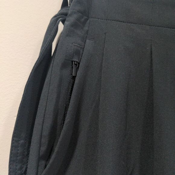 Athleta Womens Skyline Pant II Size 2 Black High Rise Ankle Belted Lightweight - Picture 6 of 12